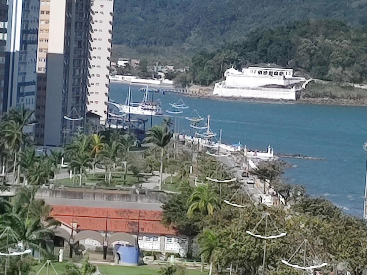 Apartamento na Praia do Gonzaga Santos (Sao Paulo) Exterior foto